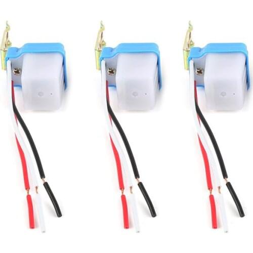 50-60HZ 220V Light Sensor Switch Light Automatic Control Light Sensor On Off Lamp Home Garden Street Light Sensor Switch