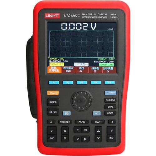 UNI-T UTD1202C digital storage oscilloscope handheld portable mini oscilloscope