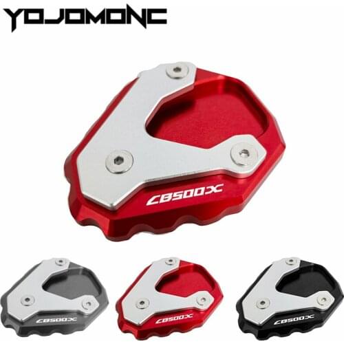 For HONDA CB500X CB 500X CB500 X 2019 Motorcycle CNC Kickstand Foot Side Stand Extension Pad Support Plate Enlarge Stand