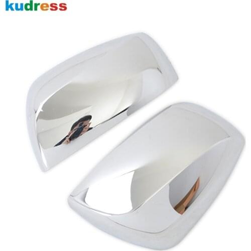 For Subaru Forester 2013 2014 Low Configuration ABS Chrome Side Mirror Moulding Trim Overlay Cover Protector Trim