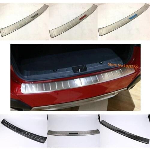 High Quality For SUBARU XV 2018 2019 2020 Car Stainless Steel/ABS Back Rear Pedal Door Scuff Plate Frame Outside Threshold Trunk