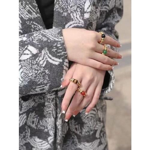 Hearts Q Decor Women's Gold Rings