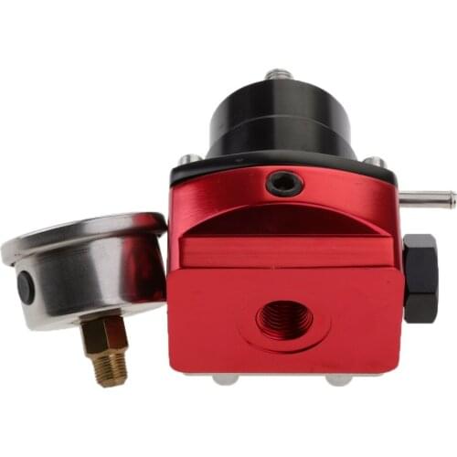 Red Carburettor Oil Fuel Pressure Regulator 160PSI High Performance