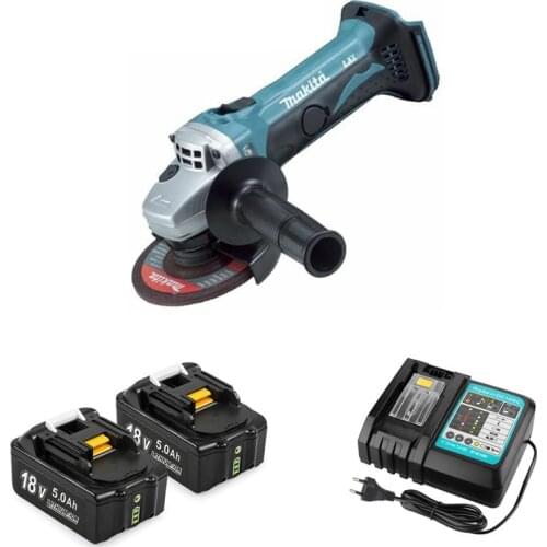 Makita DGA452 with Replace for BL1850B 5.0Ah 18V battery and charger DC18RC