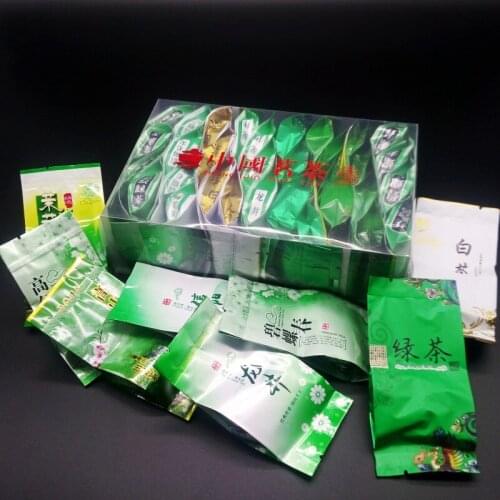 New Spring Arrival Fresh Chinese Green Tea Top Grade Weight Loss Tea Healthy Care Tea 8 Kinds of Green tea Each 4 bags