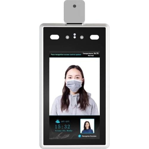 Temperature detection+facial recognition 7 inch Thermal Infrared tablet camera access control system time attendance(SIP-AC703)