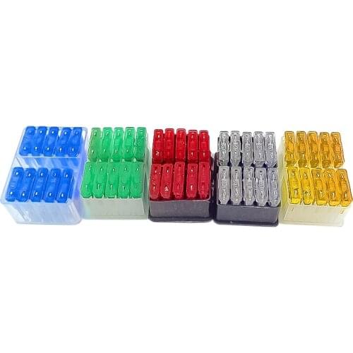 Excavator fuse Square Fuse Tube Fuse piece Waterproof Fuse Box Excavator Accessories CAT PC ZX