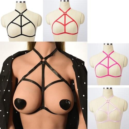 Harness Woman Sexy Bdsm Lingerie Homme Lingerie for Women Punk Clothes Harajuku Belly Cage Body Harness Bra Chain Harness