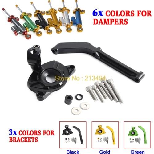 Motorcycle CNC Steering Damper Stabilizer & Bracket for Kawasaki Z1000/ABS 2014-2017 Not Fit Z1000SX