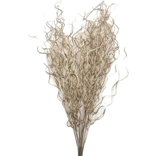 Wedding Decoration 12 Head Dragon Beard Simulation Plant Fake Coral Branch New Year Red Bucket Curly Rtificial Dead Branches