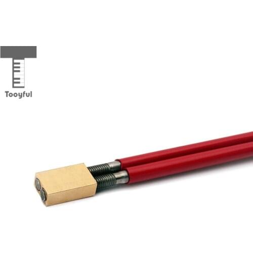 Tooyful Two Way & Two Course Adjustable Truss Rod with Brass Head for Bass Electric Guitar Parts 460mm