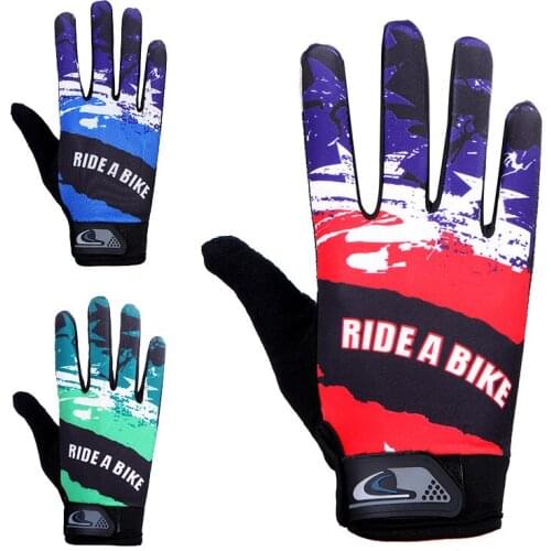 Cycling Gloves Touch Screen GEL Bike Gloves Sport Shockproof MTB Road Full Finger Bicycle Glove For Men Woman