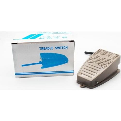 1 PC EKW-5A Foot Switch with 10cm wire Control Push Button Switch ON-OFF pedal aluminum alloy pedal switch belt