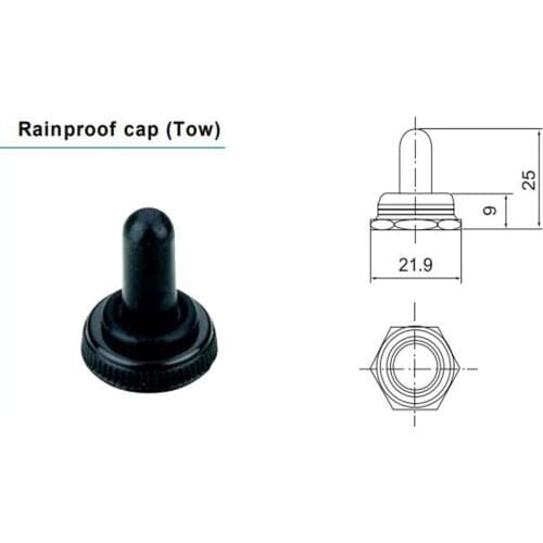 Rainproof cap for Toggle Switch