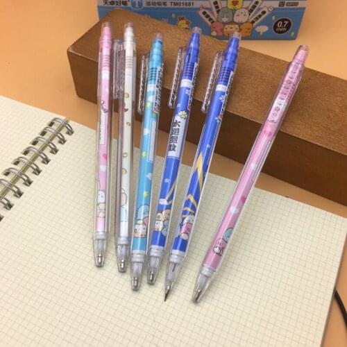 5 Pcs/lot 0.5/0.7mm Mechanical Automatic Pencils Writing Pencil Stationery Office School Supplies