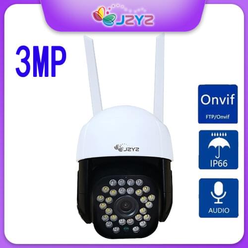 JZYZ Tuya PTZ IP Videcam Wifi Two-way Audio Human Detection Auto Homing Waterproof Auo Tracking Security Protection Smart Home