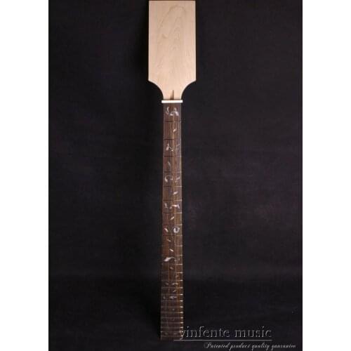 Electric Bass Guitar Neck 24 Fret 34 Inch maple Rosewood Fretboard Vine inlay