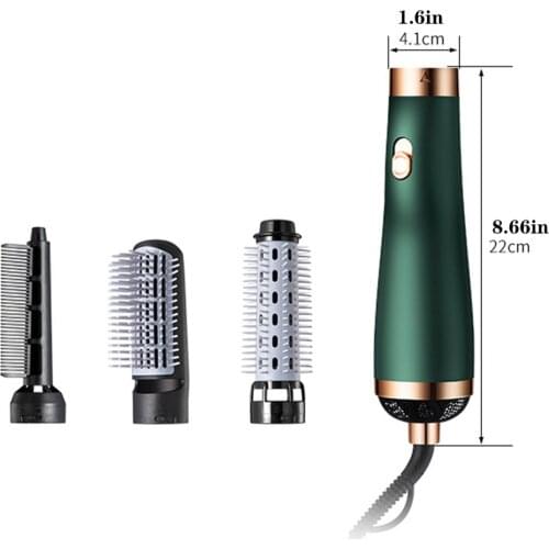Hair Dryer Brush All-in-One Hot Air Brush For Drying Straightening Curling Hair Volumizer Blow Dryer Brush Hair Styler Brush