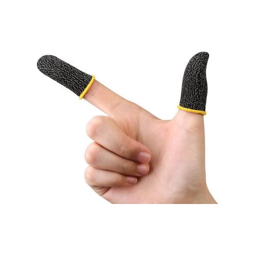Gaming Finger Sleeve Breathable Fingertips For Games Anti-Sweat Touch Screen Finger Cots Cover Sensitive Mobile Touch TXTB1