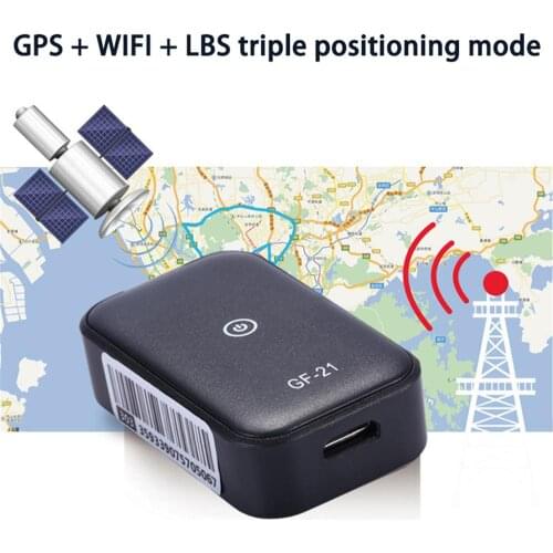 Mini Car APP WIFI GPS Locator Adsorption Recording Voice Control Recording Real - Time Tracking Device GF21 GPS Tracker