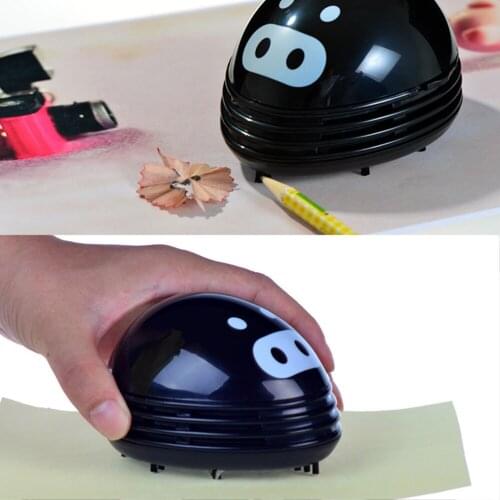Mini Cartoon Desk Table Desktop Vacuum Cleaner Portable Dust Collector Household Computer Keyboard Cleaner