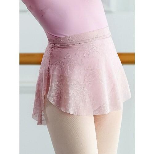 2021 Summer New Front Short Rear Long Lotus Leaf Adult Ballet Tutu Skirt Practice Dress Lace Dancewear Tutu Dress Women