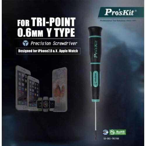 ProsKit SD-081 TRIY06 Multi-Purpose Precision Screwdriver Set For Repair Iphone Cellphone PC Small Electronic Products Tool