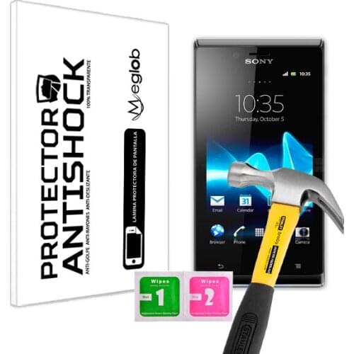 Screen protector Anti-Shock Anti-scratch Anti-Shatter compatible with Sony Xperia J