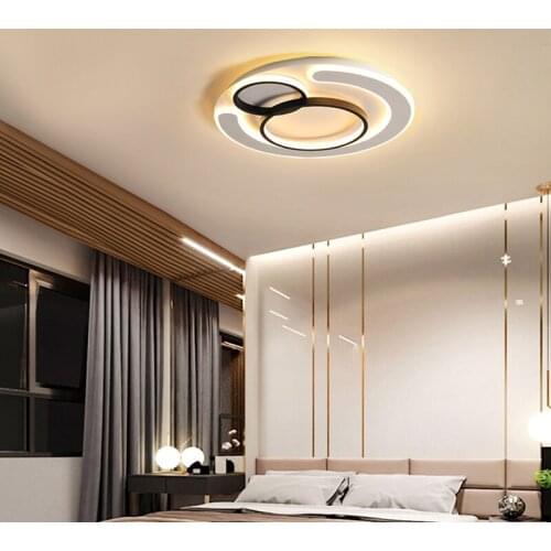 Round Remote Controller Modern Led Ceiling Lights For Living Room Bedroom Study Room Round Dimmable led Ceiling Lamp Fixtures