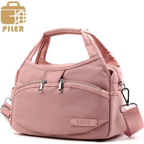 Piler Ladies Purse and Handbag Women Bag Fashion Shoulder Small Tote Nylon Bag for Women Messenger Crossbody Bags Causal Oxford