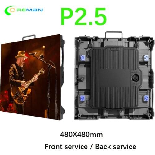 48x48cm led screen cabinet P2 led video wall display , customized full color ph2 tv media player system