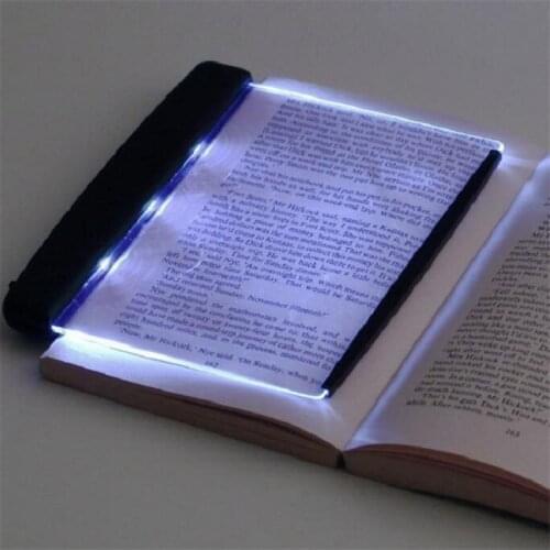 Student LED Book Light Reading Night Light Flat Plate Portable Car Travel Panel Led Desk Lamp for Home Children Kids Bedroom