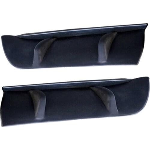 2pcs Exterior Black Rear Bumper Lower Diffuser Lip Spoiler Cover Trim Styling ABS fit for Toyota Camry 2018 2019 2020