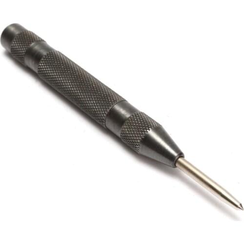 1PC Practical Heavy Duty Automatic Centre Punch Steel Spring Loaded Metal Wood Press Dent Marker Chisel Tool Carving Hand tools