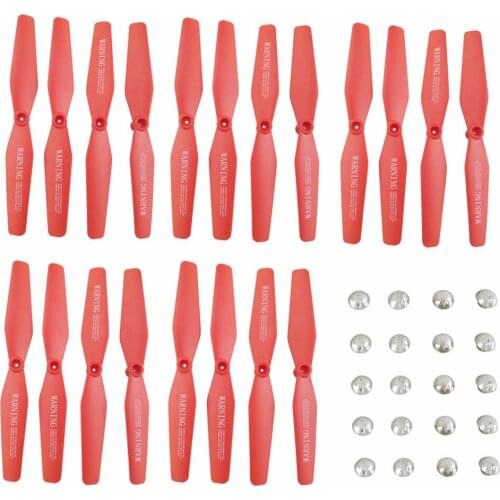 20PCS Propeller for VISUO XS809 XS809W XS809HW 8807 8807w Quadcopter Backup Parts Drone Blade Red