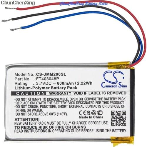 Cameron Sino 600mAh Battery FT403048P for JBL Micro 2, Micro II