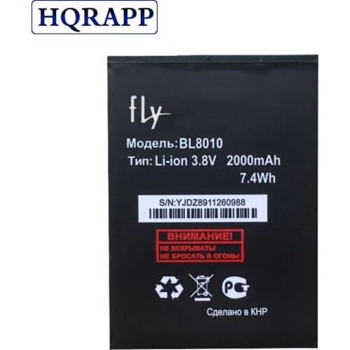 New for fly BL8010 BL 8010 FS501 FS 501 Battery High quality phone Battery free shipping with tracking number