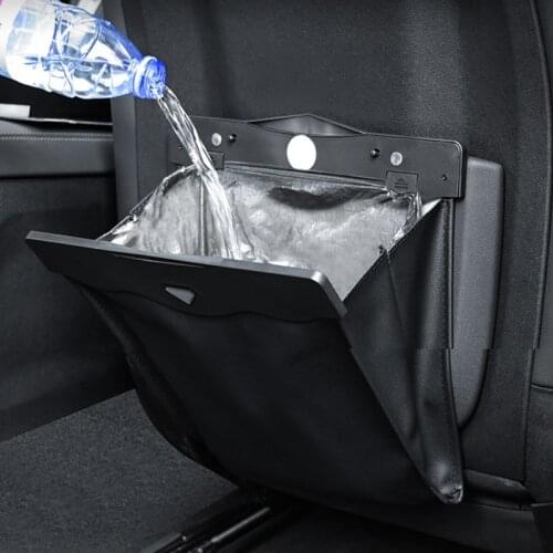 Car Trash Can Creative Multifunctional Vehicle Magnetic bucket hanging bag for Subaru Forester Xv Outback Legacy Impreza StI