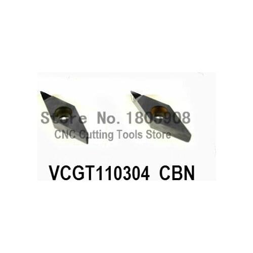 Free shipping 2PCS VCGT110304 CBN Inserts , CNC CBN Diamond insert For Lathe Tools Inserts For SVJCR/SVVCN