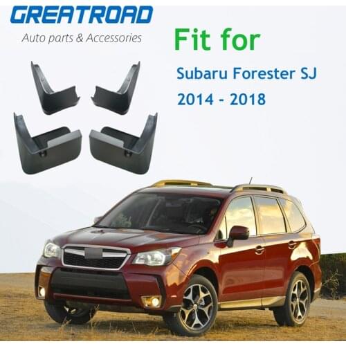 For Subaru Forester SJ 2014 - 2018 Molded Car Mud Flaps Mudflaps Splash Guards Flap Mudguards Fender Front Rear 2015 2016 2017