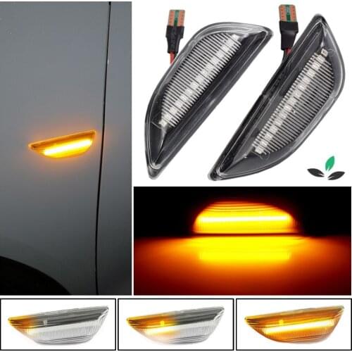 For Opel Mokka X For Chevrolet Trax For Buick Encore LED Dynamic Flashing Water Blinker Indicator Turn Signal Side Marker Light