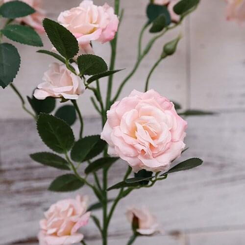 DIY Craft Fake Flowers Plants Silk Flower Rattan Strip Wisteria Flower Vine For Wedding Decoration Home Garden Party Kids Room