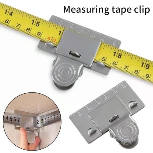 Tape Measure Locator Measuring Ruler Clamp Tape Measure Locator Clip Horizontal Elevation Measure Ruler Tool Measure Tape Clamp