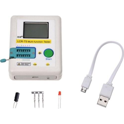 LCR-T5 graphical multi-function tester capacitor + inductance + resistor + SCR + transistor diode + mos