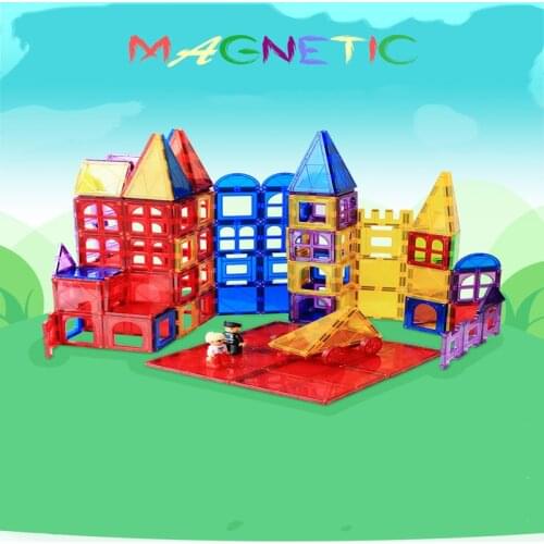 Color Magnetic Sheet 32 Pieces Boxed Childrens Magnetic Building Toy Building Block Set Childrens Educational Toys