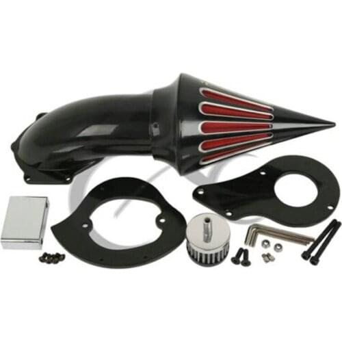 Motorcycle Black Spike Air Cleaner Kits Intake Filter For Honda Shadow 600 VLX 600 1999-Up