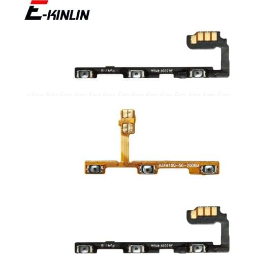 New Mute Switch Power Key Ribbon Repair Part For XiaoMi Mi Note 10 Pro Lite ON OFF Volume Button Control Flex Cable