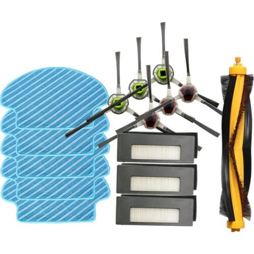 Main roller side brush hepa filter mop cloth for Ecovacs Deebot DM88 robot vacuum cleaner parts brushes filter replacement