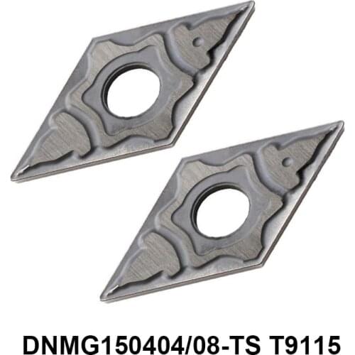 Original 10pcs DNMG 150404 150408 DNMG150404-TS DNMG150408-TS T9115 Carbide Inserts Lathe Cutter cnc Turning Tool