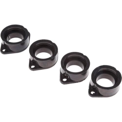 4 Pieces Rubber Carburetor Interface Adapter For KAWASAKI KZ750 - H1 H2 H3 H4 Replace No.16065-1132